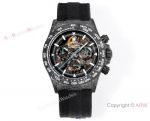 TW Factory Rolex Daytona Black Band Black Carbon Fiber Case 40*12.4mm Dandong 4802 Movement Watch